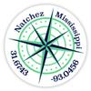 Natchez Mississippi 2-Inch Vinyl Decal Sticker Latitude Longitude Compass Design view 1