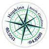 Hopkins South Carolina 2-Inch Vinyl Decal Sticker Latitude Longitude Compass Design view 1