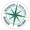 Kingston Rhode Island 2-Inch Vinyl Decal Sticker Latitude Longitude Compass Design view 1