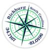Richburg South Carolina 2-Inch Vinyl Decal Sticker Latitude Longitude Compass Design view 1