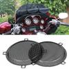 SHMT Pair Black 5.2" Mesh Speaker Grills Cover for Harley Electra Glide Street Glide Tri Glide FLHT FLHX 1996-2013 view 2