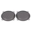 SHMT Pair Black 5.2" Mesh Speaker Grills Cover for Harley Electra Glide Street Glide Tri Glide FLHT FLHX 1996-2013 view 3