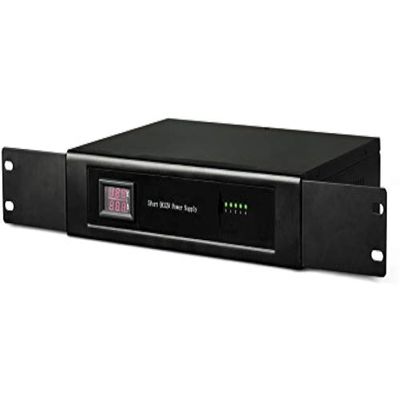 EVERSECU 17CH DC12V 30 Amp 1.5U/19 Rack Mount PTC Fuse CCTV Power Supply with Metal Box, AC Plug for Security Cameras, DVRs, IP Cameras, CCTV Cameras