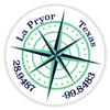 La Pryor Texas 2-Inch Vinyl Decal Sticker Latitude Longitude Compass Design view 1