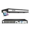 ZOSI 4K 16CH PoE NVR with 4TB Hard Drive,8MP Network Video Recorder Home Security Camera Surveillance System,24/7 Recording,Only Compatible with ZOSI 4K/8MP/5MP/4MP PoE Camera(32 Channel 16-Port) view 1