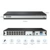 ZOSI 4K 16CH PoE NVR with 4TB Hard Drive,8MP Network Video Recorder Home Security Camera Surveillance System,24/7 Recording,Only Compatible with ZOSI 4K/8MP/5MP/4MP PoE Camera(32 Channel 16-Port) view 3