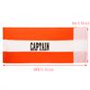 ONLYKXY Captain Armbands 9x30CM/3.54x11.81inch Adjustable Leader Armband for Soccer Basketball Volleyball School Team Competition Coach Players Wrist Arm Bands (Orange+White, 1) view 2