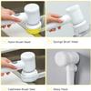 Electric Spin Scrubber Rechargeable Cleaning Tools,Grout Brush, Electric Cleaning Brush with 3 Brush Heads,Electric Scrubber Suitable for Bathroom Wall Tiles Floor Bathtub Kitchen view 3