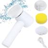 Electric Spin Scrubber Rechargeable Cleaning Tools,Grout Brush, Electric Cleaning Brush with 3 Brush Heads,Electric Scrubber Suitable for Bathroom Wall Tiles Floor Bathtub Kitchen view 1