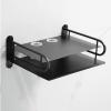 DONGYUE Multifunctional Floating TV Shelf, Wall Mount WiFi Router Stand, Small Projector Shelf, Electronic Equipment Stand (Size : 28.1 * 21 * 14.5cm) view 1