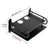 DONGYUE Multifunctional Floating TV Shelf, Wall Mount WiFi Router Stand, Small Projector Shelf, Electronic Equipment Stand (Size : 28.1 * 21 * 14.5cm) view 2