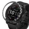 BAIHUIAM Bezel Ring Compatiable with Garmin Fenix 7X, Stainless Steel Bezel Ring Adhesive Cover Anti Scratch & Collision Protector for Garmin Fenix 7X Sapphire Solar (Black - Not for 7/7S) view 1