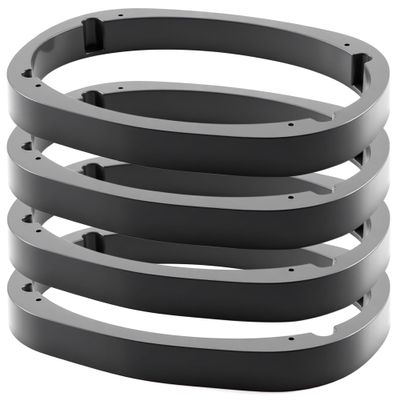 TuoLauthon 4PCS 6"x9" Speaker Spacers - Universal Plastic Mounting Brackets for Easy Car Audio Upgrade