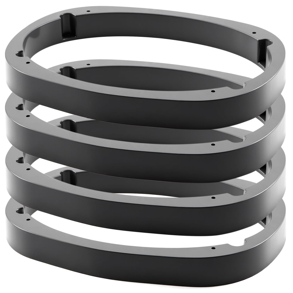 TuoLauthon 4PCS 6"x9" Speaker Spacers - Universal Plastic Mounting Brackets for Easy Car Audio Upgrade