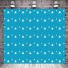 10x10ft Blue Sky White Clouds Photography Backdrop Toy Children Birthday Backdrop for Party Fabric Table Banner Background view 1