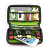 Mobestech Electronics Accessory Organizer Bag Travel Storage Case Dividers for Gadgets Cables and More Portable and Versatile Design Red view 3