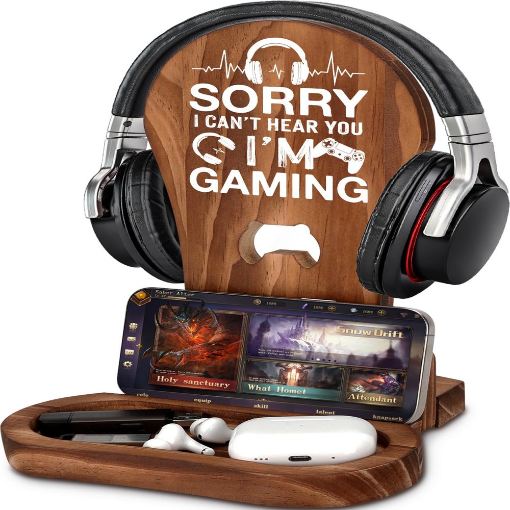 Gamer Gifts for Men Teenage Boys Birthday Christmas, Gaming Headset Stand