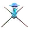 3D Hologram Fan,HD LED Hologram Fan WIFI Projector with 700 Library Video,Animated Holographic Projector Display for Stores, Shops, Christmas Tree (2) view 2