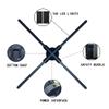 3D Hologram Fan,HD LED Hologram Fan WIFI Projector with 700 Library Video,Animated Holographic Projector Display for Stores, Shops, Christmas Tree (2) view 3