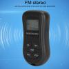 PUSOKEI FM Stereo Radio, Radio Receiver with Headphones, Mini Portable Radio FM Stereo Receiver for Walking, Jogging, Mowing, Church, Tour (Black) view 2