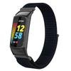 TryBest Woven Sport Strap Compatible with Fitbit Charge5,Soft Stretch Nylon Wristband Breathable Replacement Sport Elastics Stap Adjustable 5.5-8.0 inch for Women Men view 1