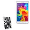 BoxWave Case Compatible with Samsung Galaxy Tab 4 (7 in) - Zebra Plush SlipSuit, Animal Print Padded Soft Sleeve view 1