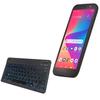 BoxWave Keyboard Compatible with BLU View 2 - SlimKeys Bluetooth Keyboard - with Backlight, Portable Slim LED 7 Colors - Jet Black view 1