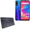 BoxWave Keyboard Compatible with BLU G61 - SlimKeys Bluetooth Keyboard, Portable Thin with Chiclet-Style Keys - Jet Black view 1