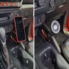 Phone Mount Holder Compatible with Nissan Frontier 2023-2026 Center Console Panel Dashboard Console Grab Handles view 2