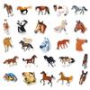 Western Horse Vinyl Stickers, 50 PCS Waterproof Animal Decals for Laptops, Scrapbooking, Notebooks, Water Bottles, Suitcases, Phones & DIY Decor view 3