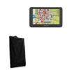 BoxWave Case Compatible with Garmin Dezl 560LMT - Velvet Pouch, Soft Velour Fabric Bag Sleeve with Drawstring - Jet Black view 1