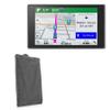 BoxWave Case Compatible with Garmin DriveLuxe 50LMTHD - Velvet Pouch, Soft Velour Fabric Bag Sleeve with Drawstring - Cool Grey view 1