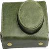 GR III Case, BolinUS Real Genuine Handmade Leather FullBody Camera Case Bag Cover for Ricoh GR III GR3 Bottom Opening Version + Neck Strap (Green) view 1