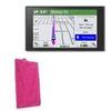 BoxWave Case Compatible with Garmin DriveLuxe 51 LMT-S - Velvet Pouch, Soft Velour Fabric Bag Sleeve with Drawstring - Cosmo Pink view 1