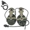 COMBATGEAR Tactical Headset with ARC Rail Adapter Ear Defender Airsoft Headphone Come with K 2 pin Push to Talk FG view 1