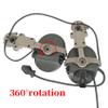 COMBATGEAR Tactical Headset with ARC Rail Adapter Ear Defender Airsoft Headphone Come with K 2 pin Push to Talk FG view 2