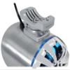 Rockville WB50KLS (Pair) Silver 5.25" 250W Stainless Steel Marine Wakeboard Tower Speakers 360 Swivel Mount w/LED Lights Waterproof for Boats & ATVs view 3