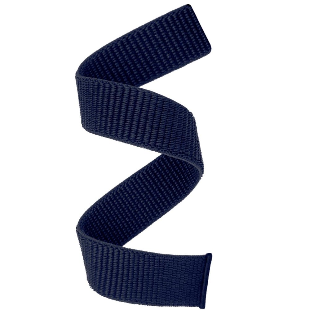 Abanen Hook and Loop Quick Dry Watch Band for Fenix 8 / epix Pro/Fenix 7/6/5 (47mm), 22mm Woven Nylon Ultralight Sport Wristband Strap for Garmin Instinct 2, Instinct 3 45mm (Dark Blue)