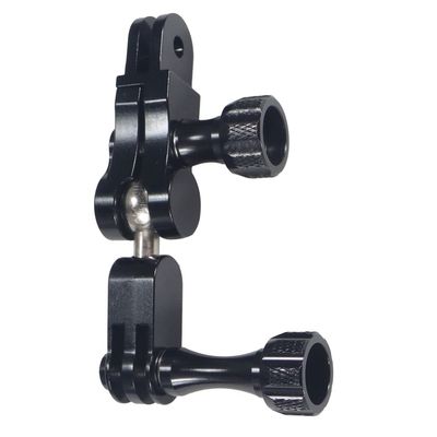 BGNing 360 Degree Rotation Mounts Adapters Helmet Adapters Mounts Metal Material Compatible with GoPro/XiaoYi/EKEN/Action Camera (Long and Short knurled Screws)