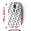 2.4G Wireless Mouse with Cute Pattern Design for All Laptops and Desktops with Nano Receiver - Flowers view 2