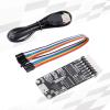JESSINIE USB to Serial Adapter 10 in 1 USB Adapter Micro-USB USB to RS232 TTL RS485 Serial Adapter CP2102 Version Full Interworking Serial to USB Adapter with Micro USB Cable and Dupond Cable view 2