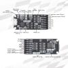 JESSINIE USB to Serial Adapter 10 in 1 USB Adapter Micro-USB USB to RS232 TTL RS485 Serial Adapter CP2102 Version Full Interworking Serial to USB Adapter with Micro USB Cable and Dupond Cable view 3
