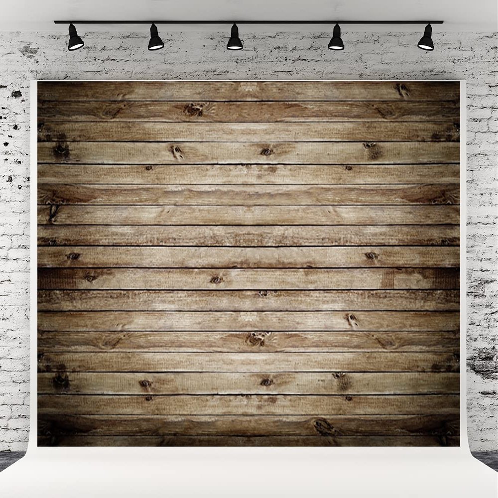 10x6.5ft Wood Backdrops for Photography Vintage Worn Wooden Boards Background Seamless Backdrop Brown Wood Photo Backgrounds Wood Wall Photography Backdrops Photo Studio
