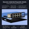Mini Industrial Switch 10 Ports Gigabit Switch Hardened 10 Port RJ45 10/100/1000Mbps Ethernet Switch Din Rail Mount Outdoor Ethernet Switch, Unmanaged Network Switch (-40 to 176F) with 12-48V DC view 2