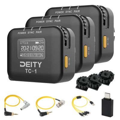 Deity TC-1 Wireless Timecode Box 3 Kit,0.5ppm Accuracy,2.4G Radio