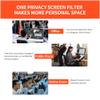 CUNIO Universal Hanging Computer Privacy Screen Protector 16:9 Aspect Ratio, Achieve 60 Degrees Privacy, Anti-Glare, Blue Light Filter / 19/20in 458x280mm view 2