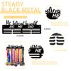 He Believed He Could So He Did Medal Hanger Display for Wall | Holds 60+ Medals | Sturdy Black Steel Sports Medal Holder Rack for Men & Boys | Inspirational Gift for Athletes view 3