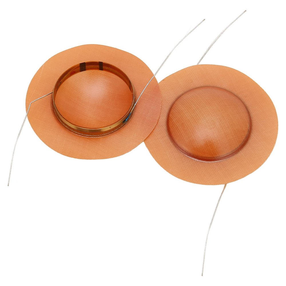Heayzoki 2PCS Tweeter Voice Coil,Tweeter Accessory Speaker Repair Parts,25mm / 0.98in Dome,Soft and Elastic Resin Sound Film Tweeter Voice Coil
