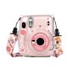 Ngaantyun Mini 11 Clear Case Bundle Kit for Fujifilm Instax Mini 11 Instant Camera Case with Film Pocket Pictures Holder, Stickers Skin Decal, Adjustable Shoulder Strap Accessories (Cat paw) view 2