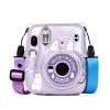 Ngaantyun Mini 11 Clear Case Bundle Kit for Fujifilm Instax Mini 11 Instant Camera Case with Film Pocket Pictures Holder, Stickers Skin Decal, Adjustable Shoulder Strap Accessories (Bear) view 2